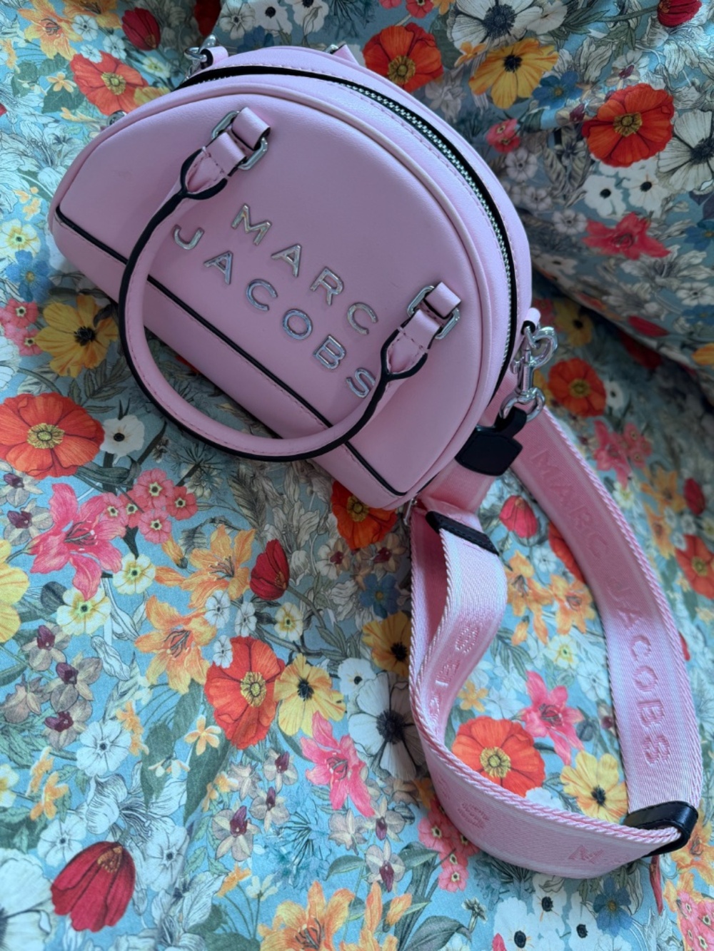 Marc Jacobs Mini Bowling Bag in Candy Pink - Picture 2 of 4